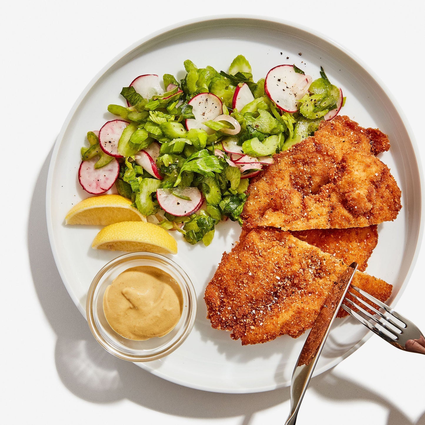 Chicken Schnitzel & Salad