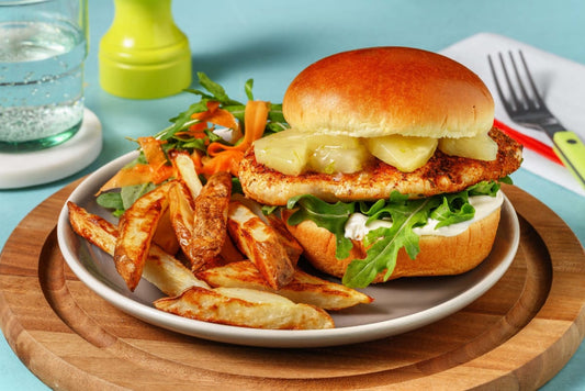 Chicken Burger With Chips