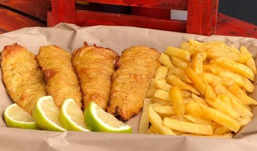3x Hake + Large Chips