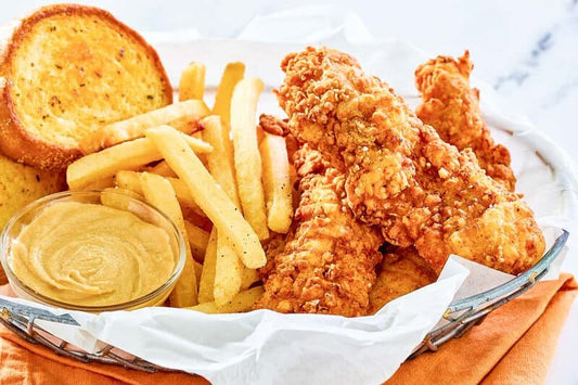 Chicken Strips Medium (8 Pieces) + Chips