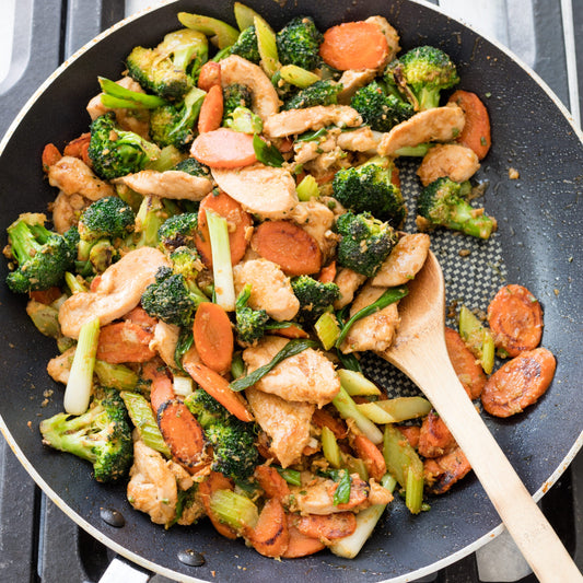 Stir-fry with Ginger
