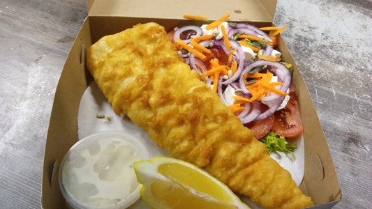Hake & Salad