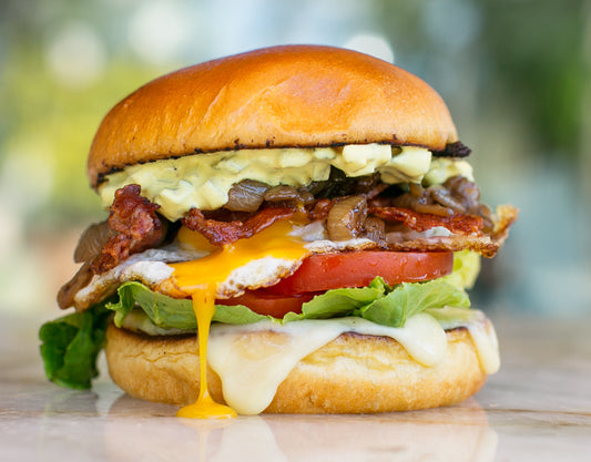 Bacon + Egg + Cheese Burger