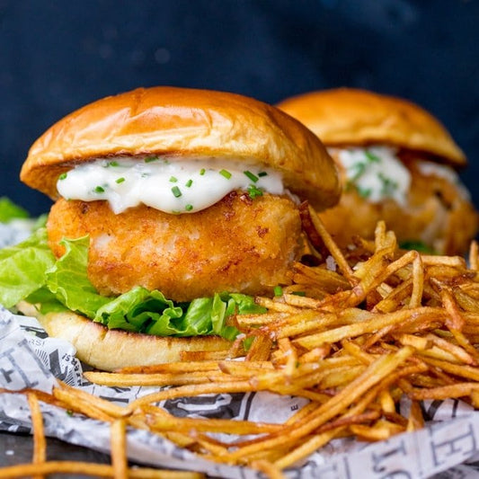 Fish Burger + Chips