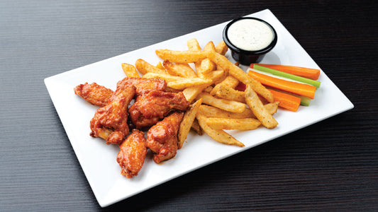 6x Spicy Wings & Chips
