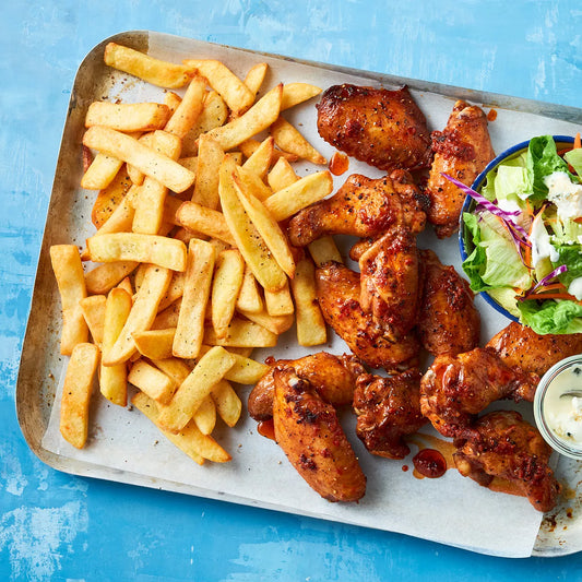 12x Spicy Wings & Chips