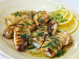 Just Grilled Calamari